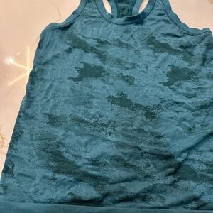 Blue Athletic Tank Top